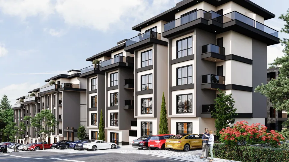 Serenity Town — blok köşe cephesi