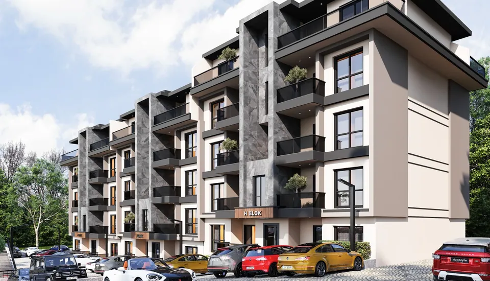 Serenity Town — cephe ve otopark