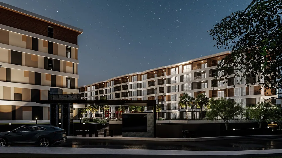 Proje Yönetimi — Terrace Yk — akşam site girişi