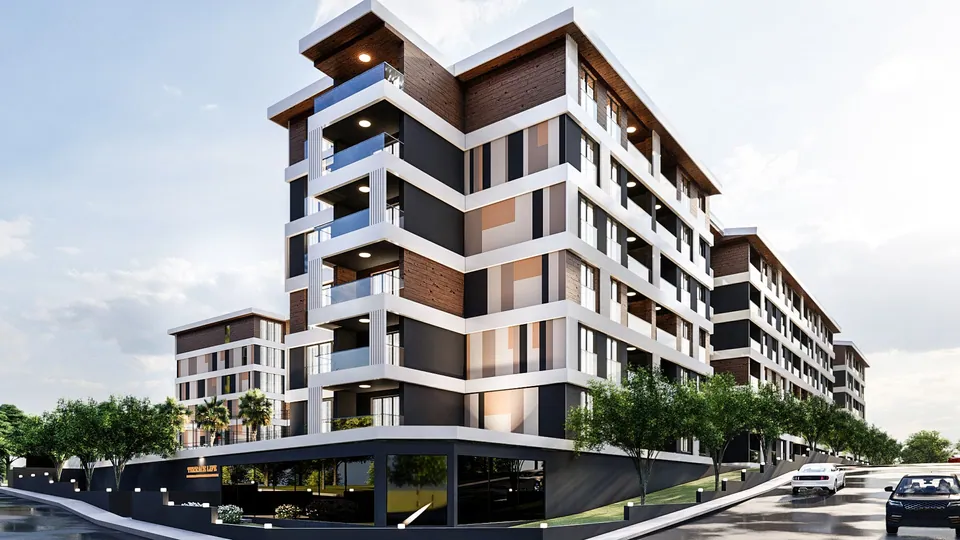 Terrace Yk — blok cephesi