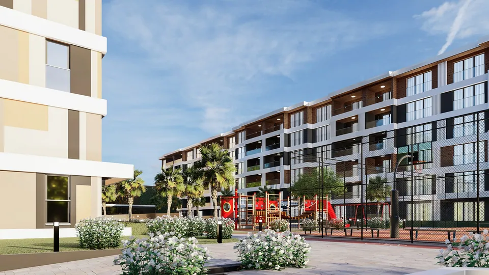 Terrace Yk — avlu ve oyun alanı
